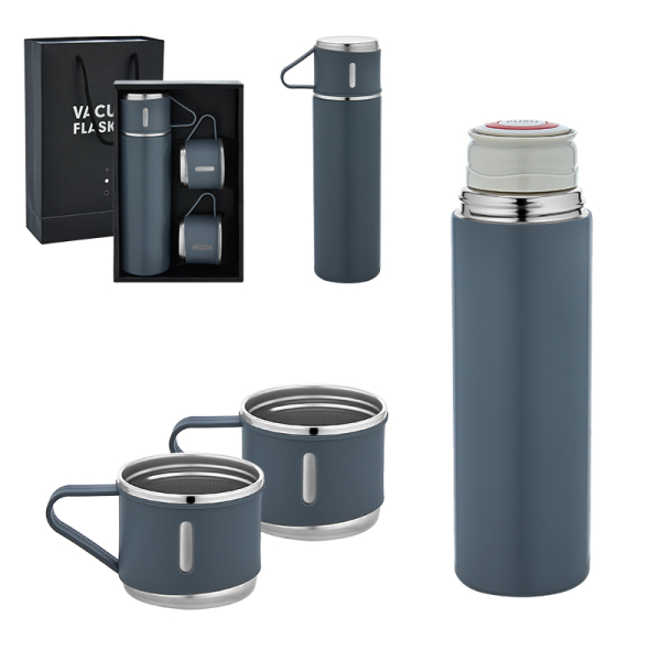 Çelik 3'Lü Termos Set / 500 Ml