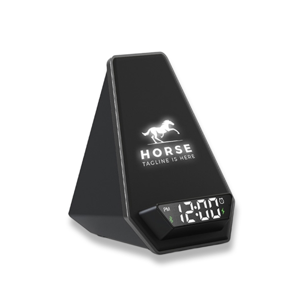 Işıklı Logo Hoparlörlü Kablosuz Şarj Standı