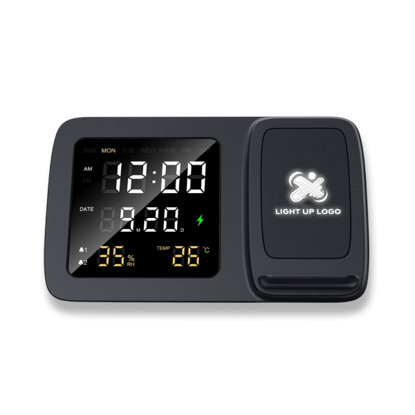 Işıklı Logo Kablosuz Şarj Standı