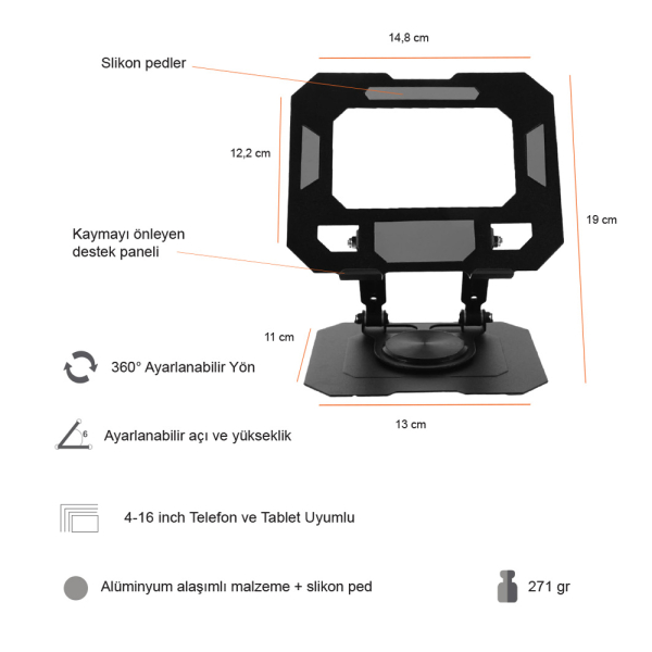 Tablet/laptop Tutucu
