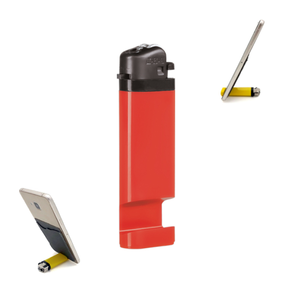 Telefon Standlı Taşlı Sibopsuz Çakmak
